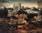 unknow artist Saint jerome in penitence France oil painting reproduction